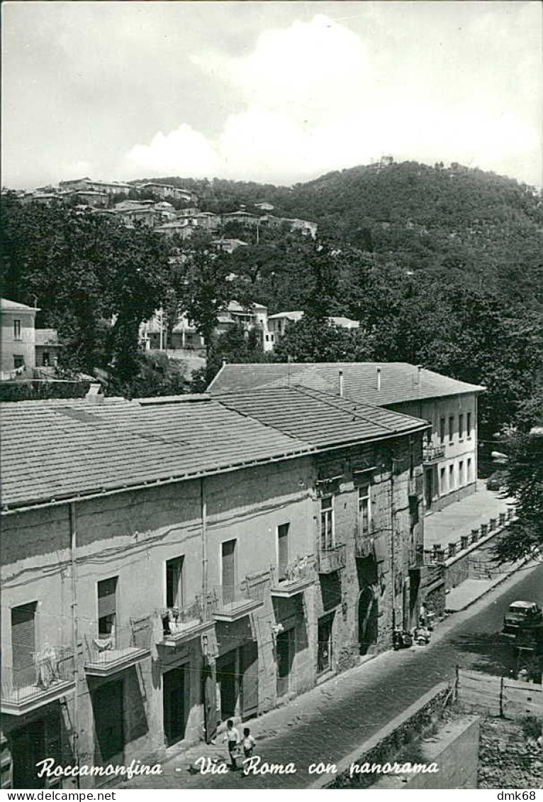 ROCCAMONFINA ( CASERTA ) VIA ROMA CON PANORMA - EDIZIONE SCOTTI - 1960s  (20757) - Caserta