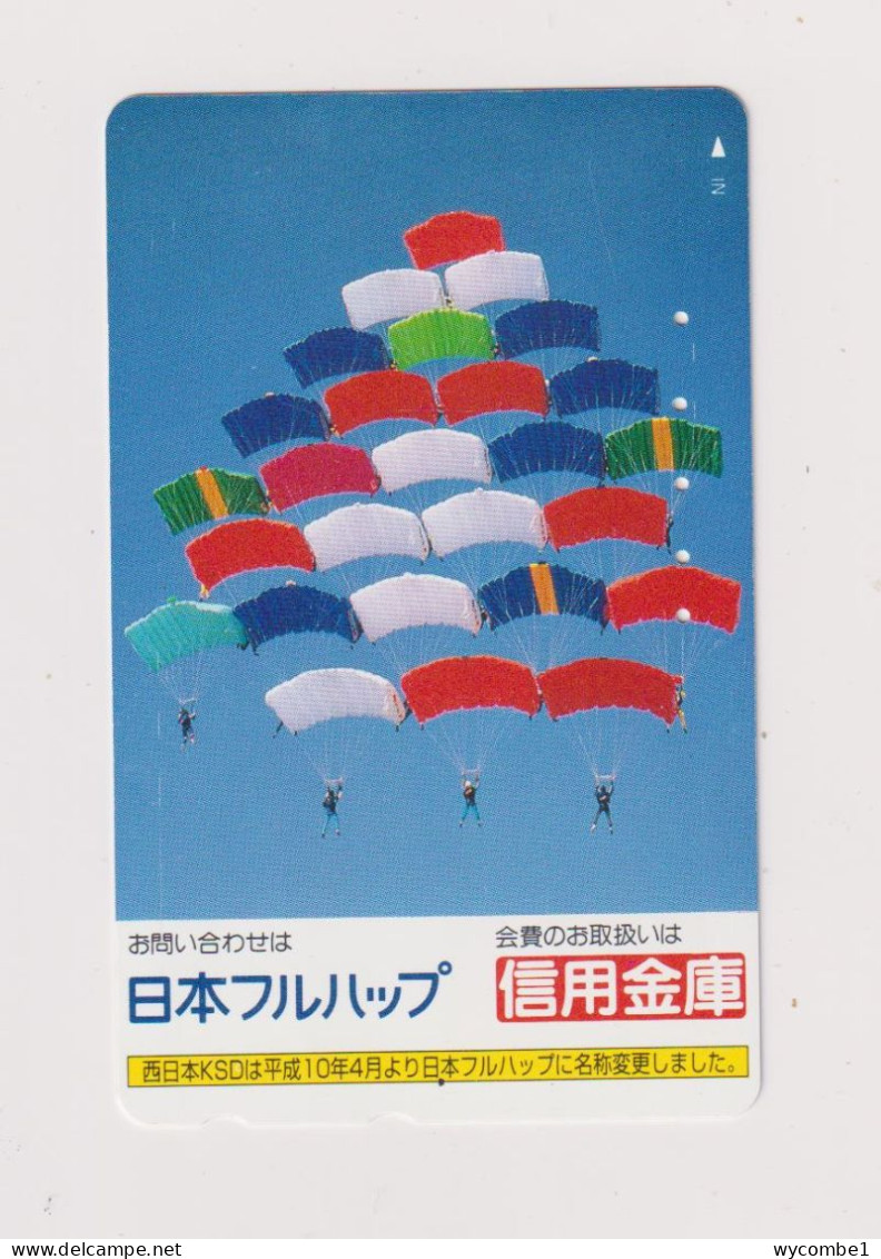 JAPAN  - Parachute Display Magnetic Phonecard - Japan