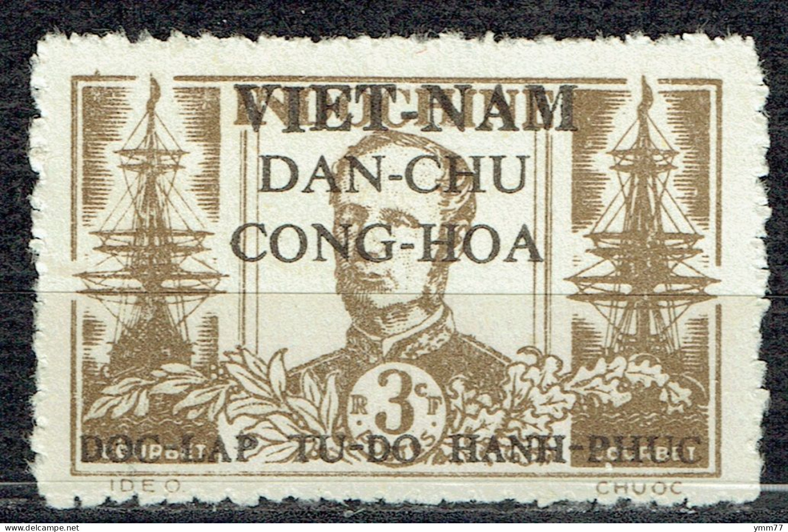 Viet-Nam Nord - Timbre D'Indochine Surchargé - Vietnam