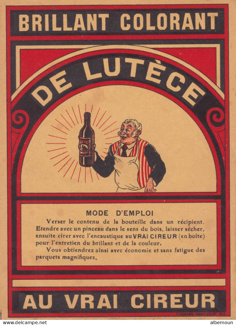 Pub Papier Roquet à Granville Brillant Colorant De Lutèce - Publicités