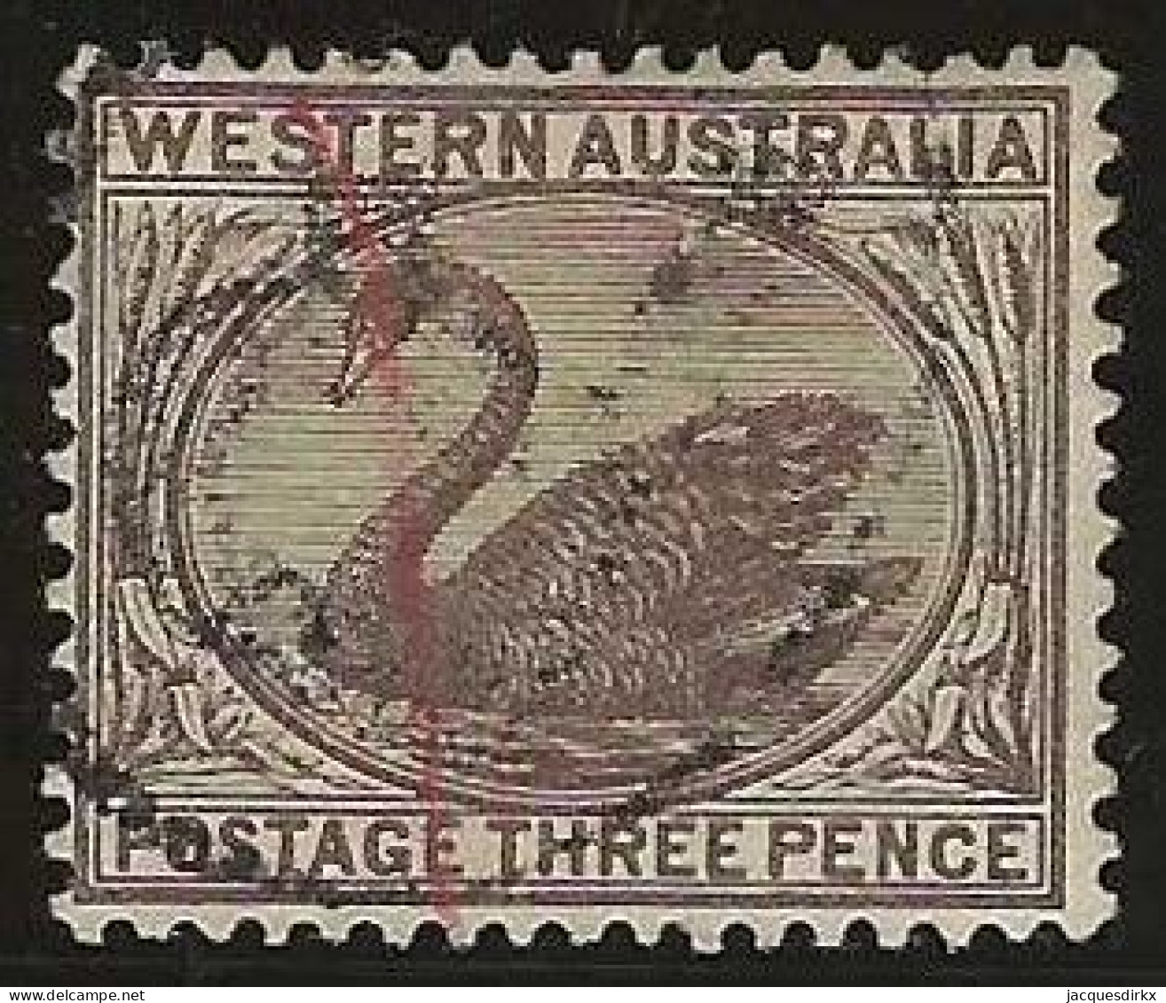 Western Australia     .   SG    .    80          .   O      .     Cancelled - Used Stamps