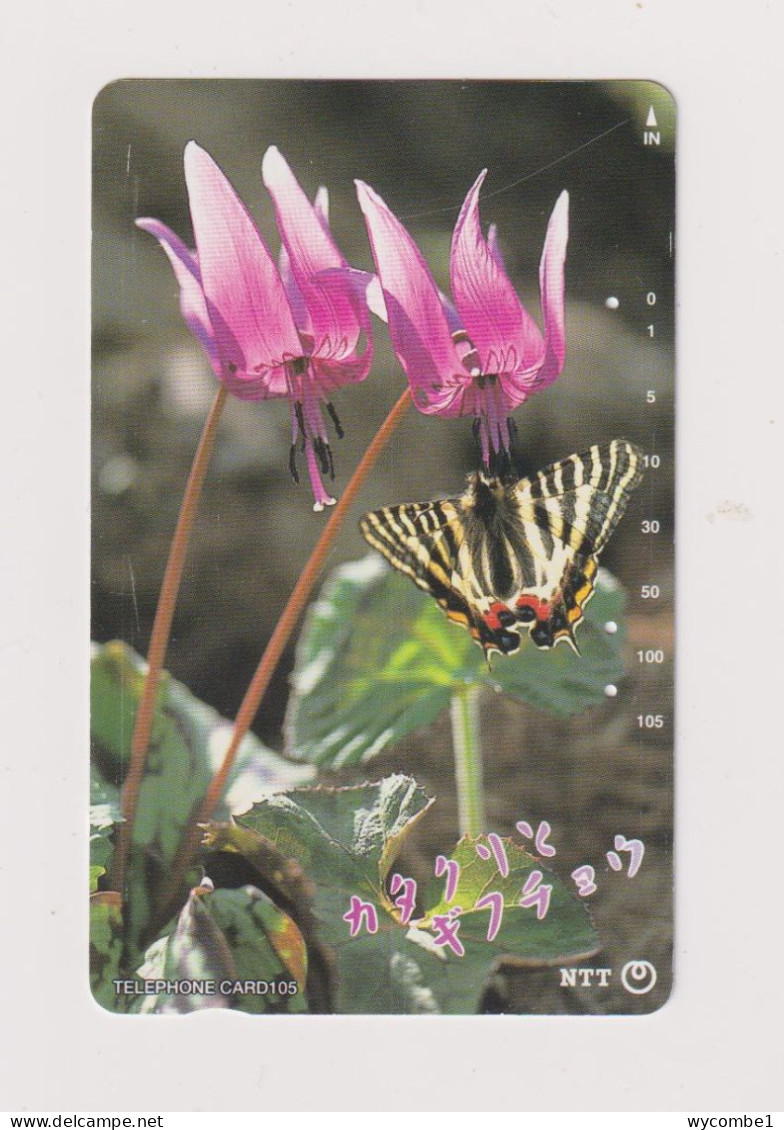 JAPAN  - Butterfly Magnetic Phonecard - Japon