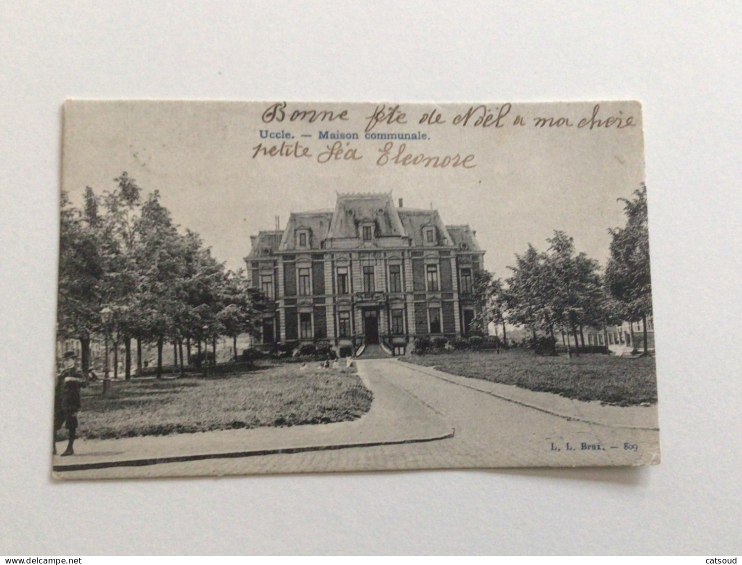 Carte Postale Ancienne (1904) Uccle Maison Communale - Ukkel - Uccle