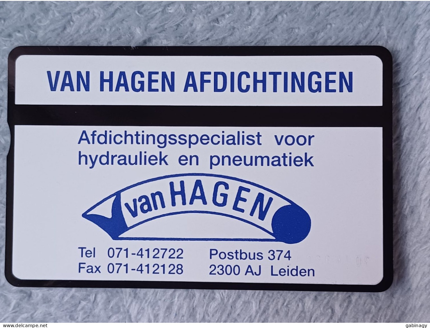 NETHERLANDS - RCZ745 - Van Hagen Afdichtingen - 1.000EX. - Private