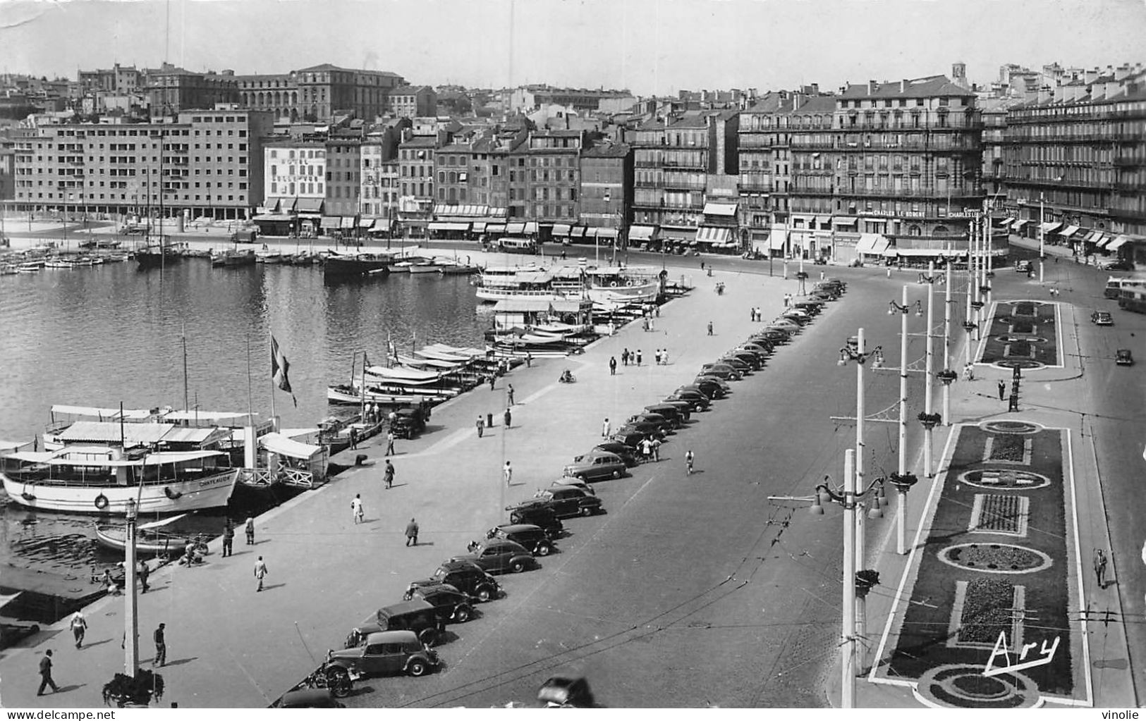 P-24-Mi-Is-2053 : OBLITERATION MARSEILLE BOUCHES-DU-RHONE. R.P. 1° ARRONDISSEMENT. 5 MAI 1953 - 1921-1960: Période Moderne