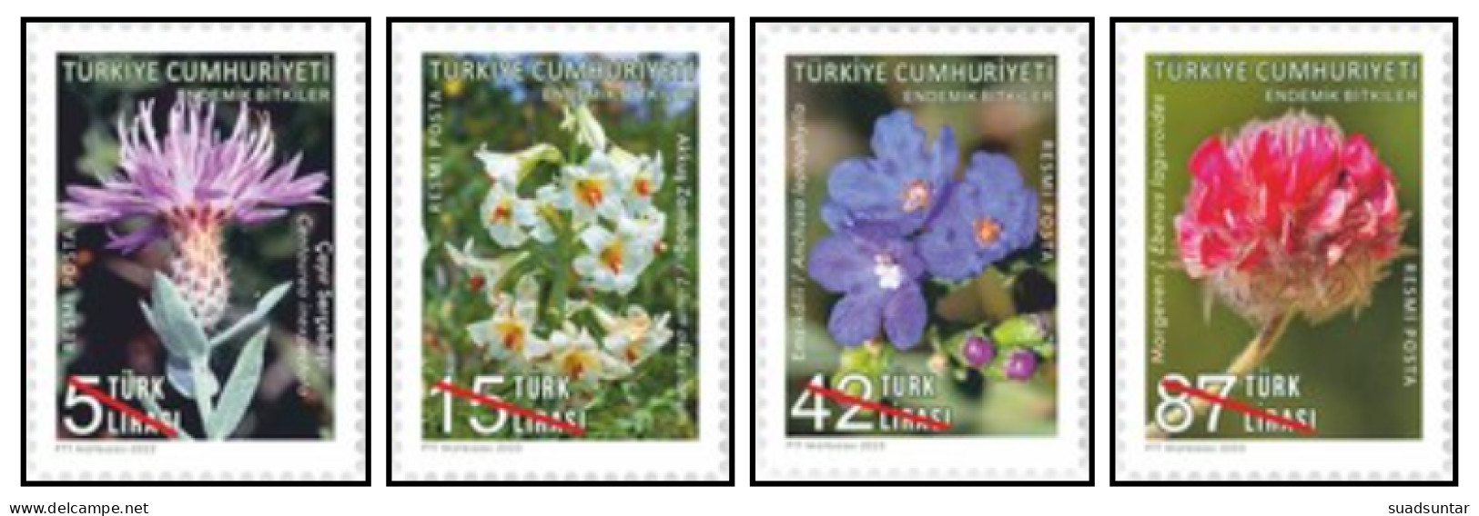 2023 Endemic Plants Official Stamps MNH - Dienstmarken