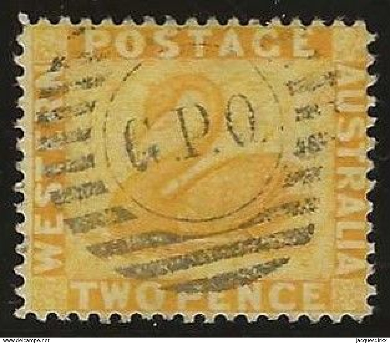 Western Australia     .   SG    .    76          .   O      .     Cancelled - Used Stamps