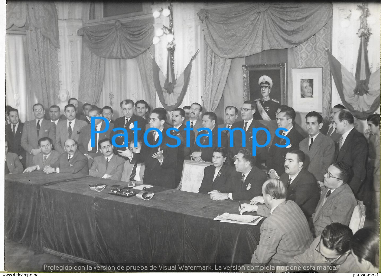 229141 ARGENTINA TUCUMAN FERNANDO RIERA 1951 GOBERNADOR REUNION 18 X 13 CM PHOTO NO POSTCARD - Argentine