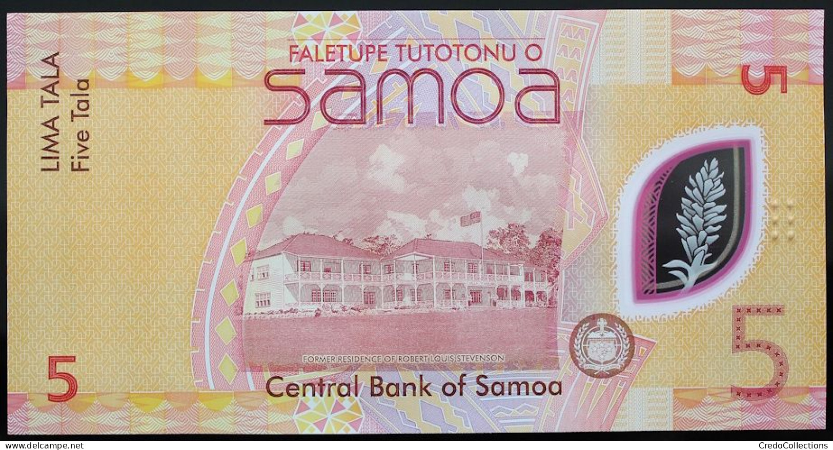 Samoa - 5 Tala - 2023 - PICK 47 - NEUF - Samoa