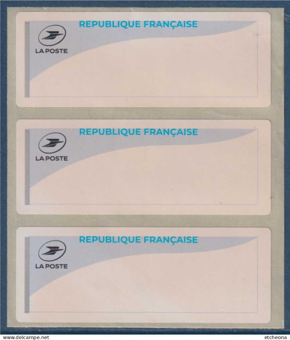 3 Etiquette Pour Lisa Neuves La Poste, République Française - 1981-84 Types « LS » & « LSA » (prototypes)