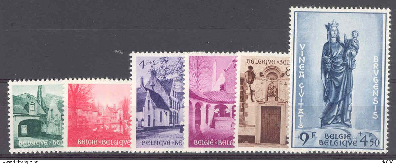 COB 946/51 Brugge-Bruges 1954 MNH-postfris-neuf Sans Charniere - Neufs