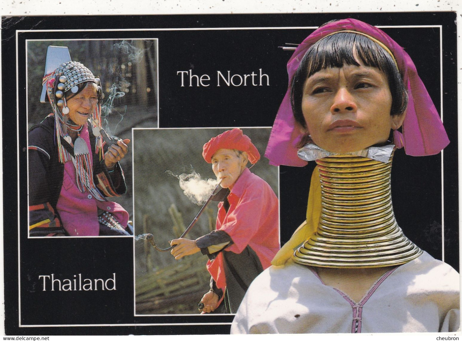 THAILANDE.. BANGKOK (ENVOYE DE). " GROUP OF HILLTRIBE. NORTH OF THAILAND ".  TEXTE ANNEE 1995 + TIMBRES - Thaïlande