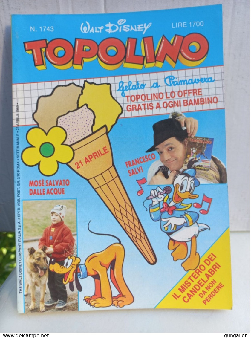 Topolino (Mondadori 1989) N. 1743 - Disney
