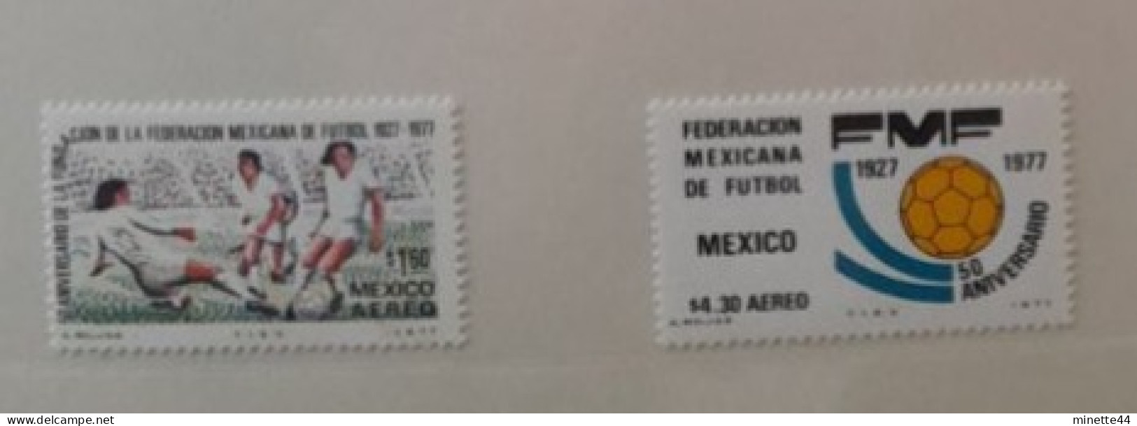 MEXIQUE MEXICO 1977  MNH**  FOOTBALL FUSSBALL SOCCER CALCIO VOETBAL FUTBOL FUTEBOL FOOT FOTBAL - Ungebraucht