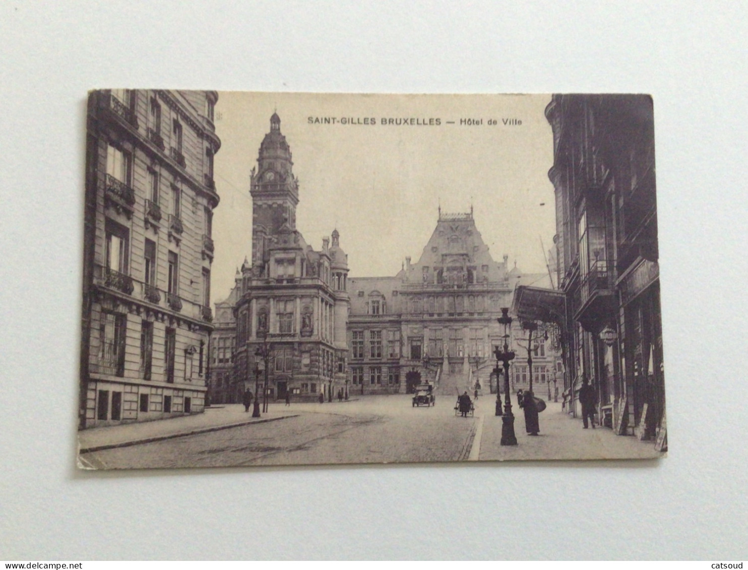 Carte Postale Ancienne (1925) Saint-Gilles Bruxelles Hôtel De Ville - St-Gilles - St-Gillis
