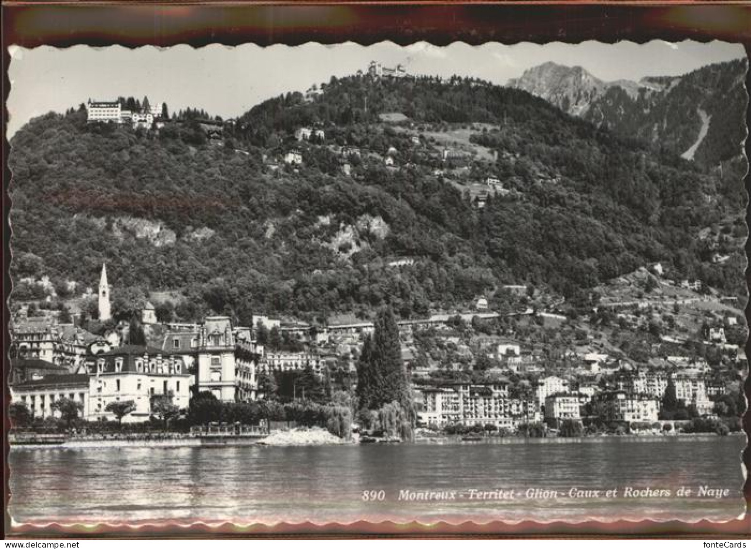 11305086 Montreux VD Territet Glion Caux Rochers De Naye Lac Leman Montreux - Other & Unclassified