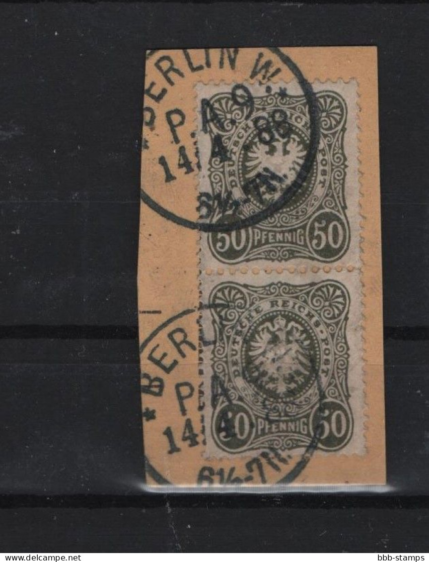 Deutsches Reich  Michel Kat.Nr.gest 38 Paar - Used Stamps