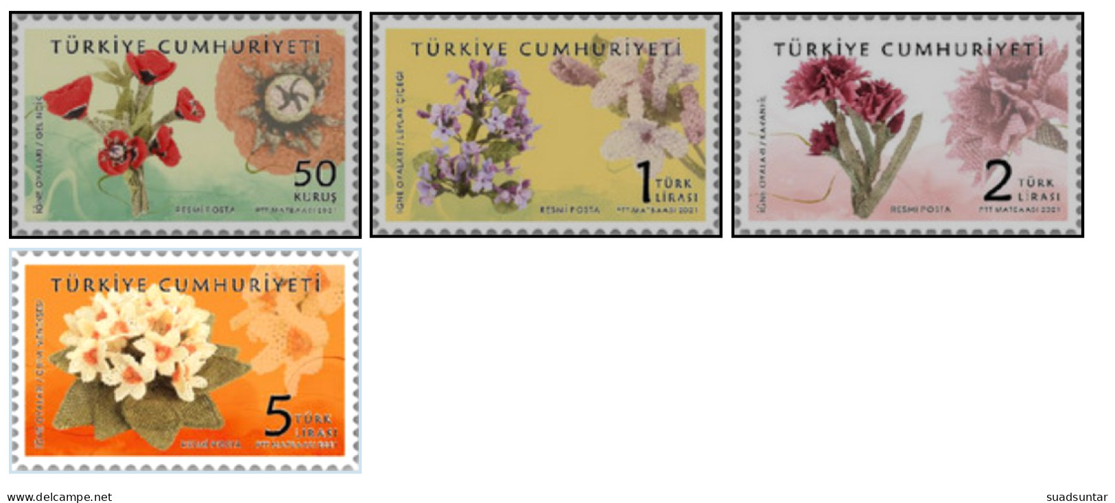 2021  Lace Designs Official Stamps MNH - Dienstmarken