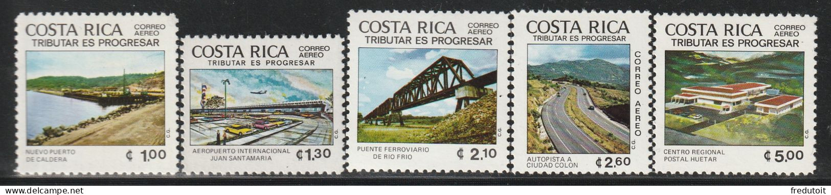 COSTA RICA - P.A.N°792/6 ** (1980) Réalisations Nationales - Costa Rica