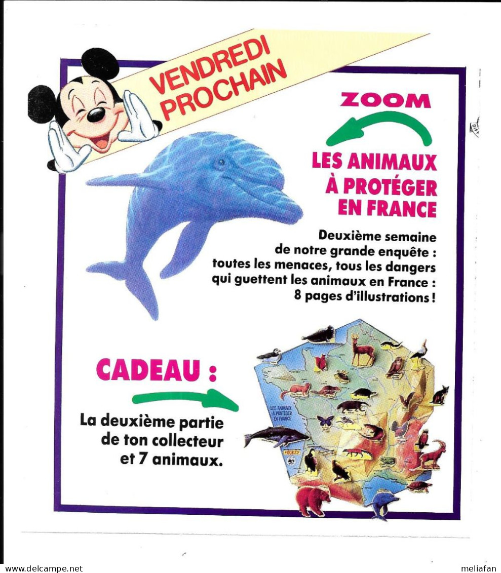 DY68 - JOURNAL DE MICKEY - LES ANIMAUX DE FRANCE A PROTEGER - DIAPORAMA COMPLET - Autres & Non Classés