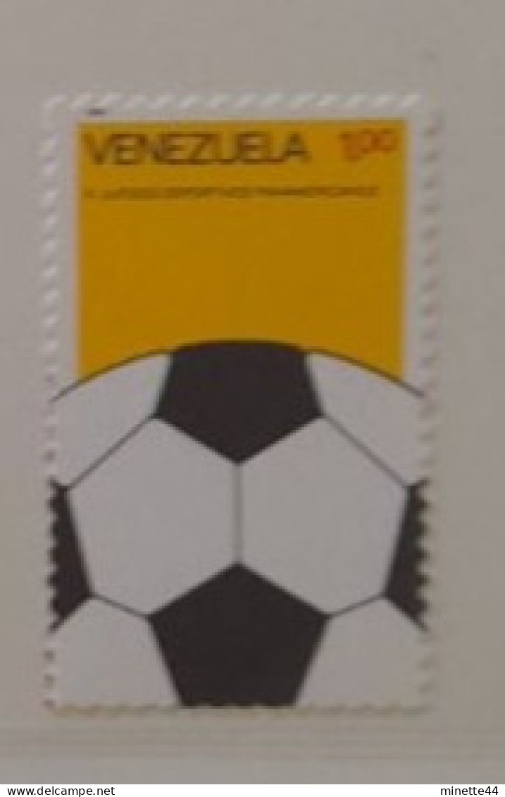 VENEZUELA 1983  MNH**  FOOTBALL FUSSBALL SOCCER CALCIO VOETBAL FUTBOL FUTEBOL FOOT FOTBAL - Ungebraucht