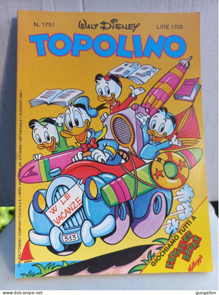 Topolino (Mondadori 1989) N. 1751 - Disney