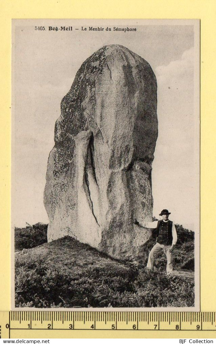 29. BEG-MEIL – Le Menhir Du Sémaphore (animée) (voir Scan Recto/verso) - Beg Meil