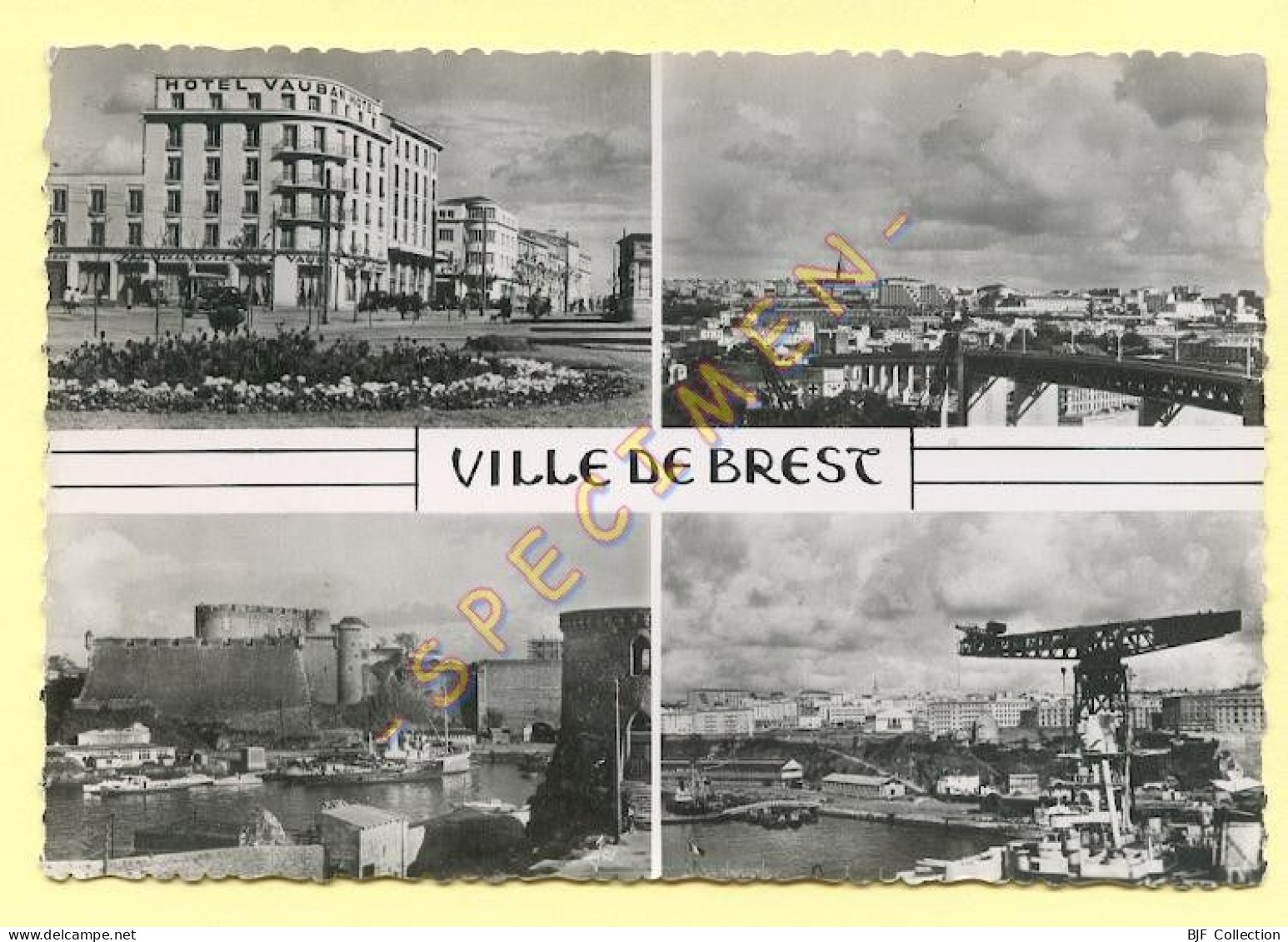 29. Ville De BREST - Multivues (animée) Photographie Véritable (voir Scan Recto/verso) - Brest