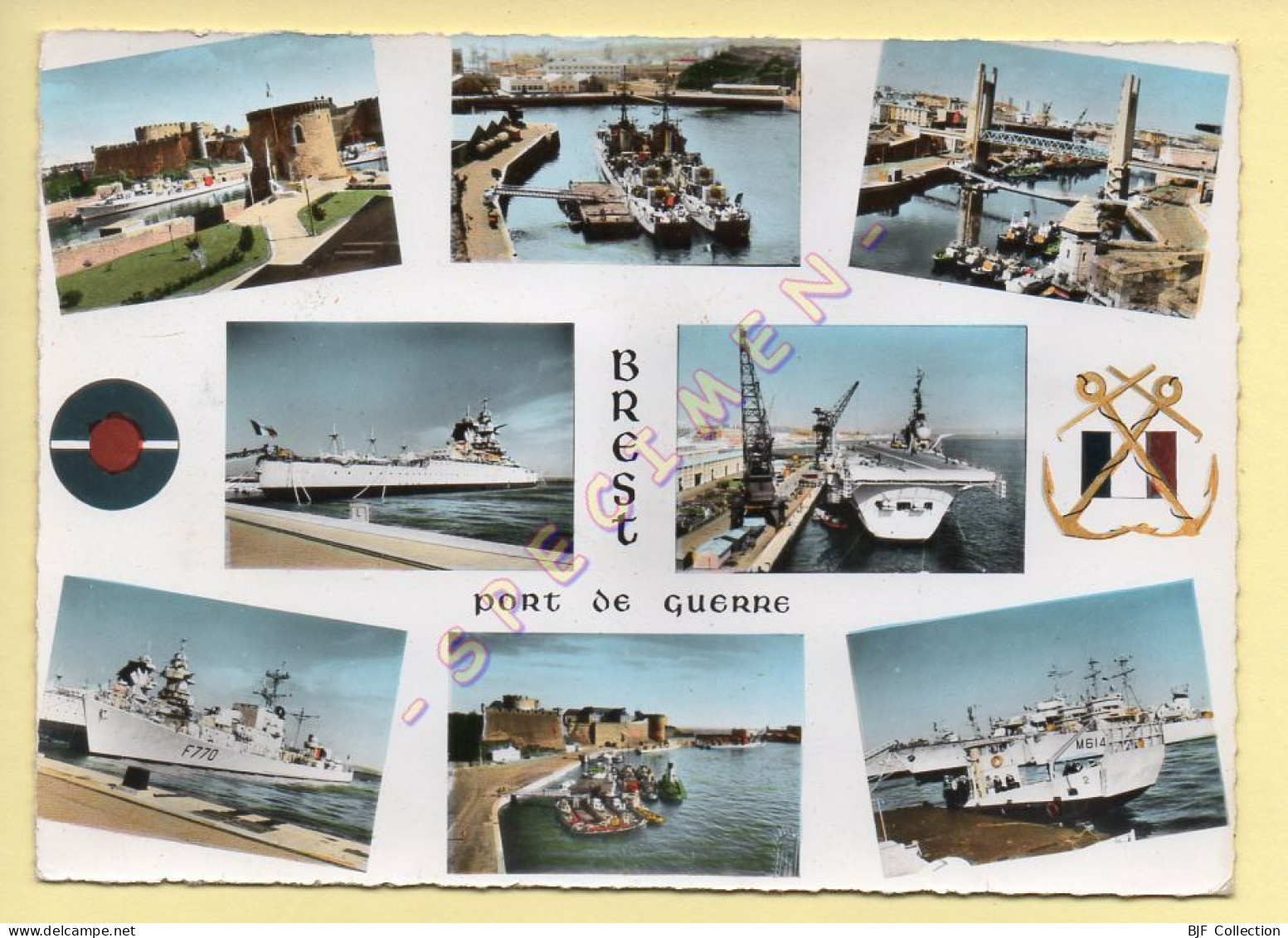 29. BREST – Port De Guerre – Multivues – (bateaux) CPSM (voir Scan Recto/verso) - Brest