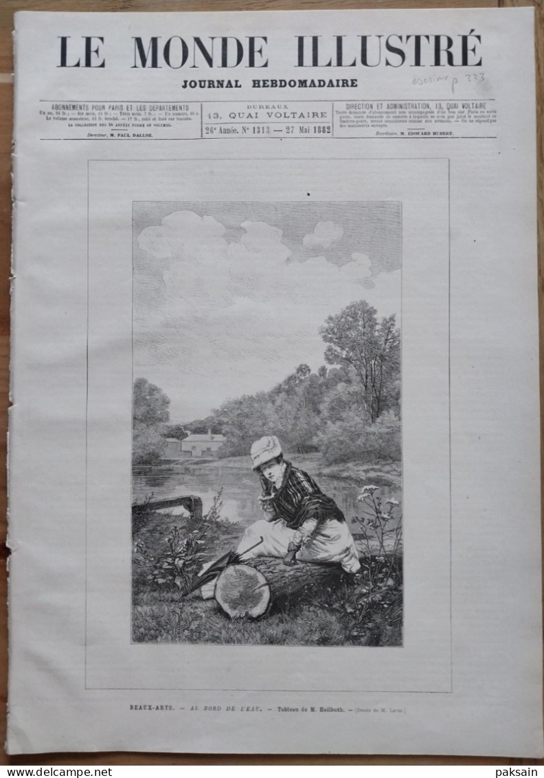 Le Monde Illustré 1882 Escrime à Paris - Russie / Cavalcade à Berne Suisse / Irrigation Egypte - Zeitschriften - Vor 1900