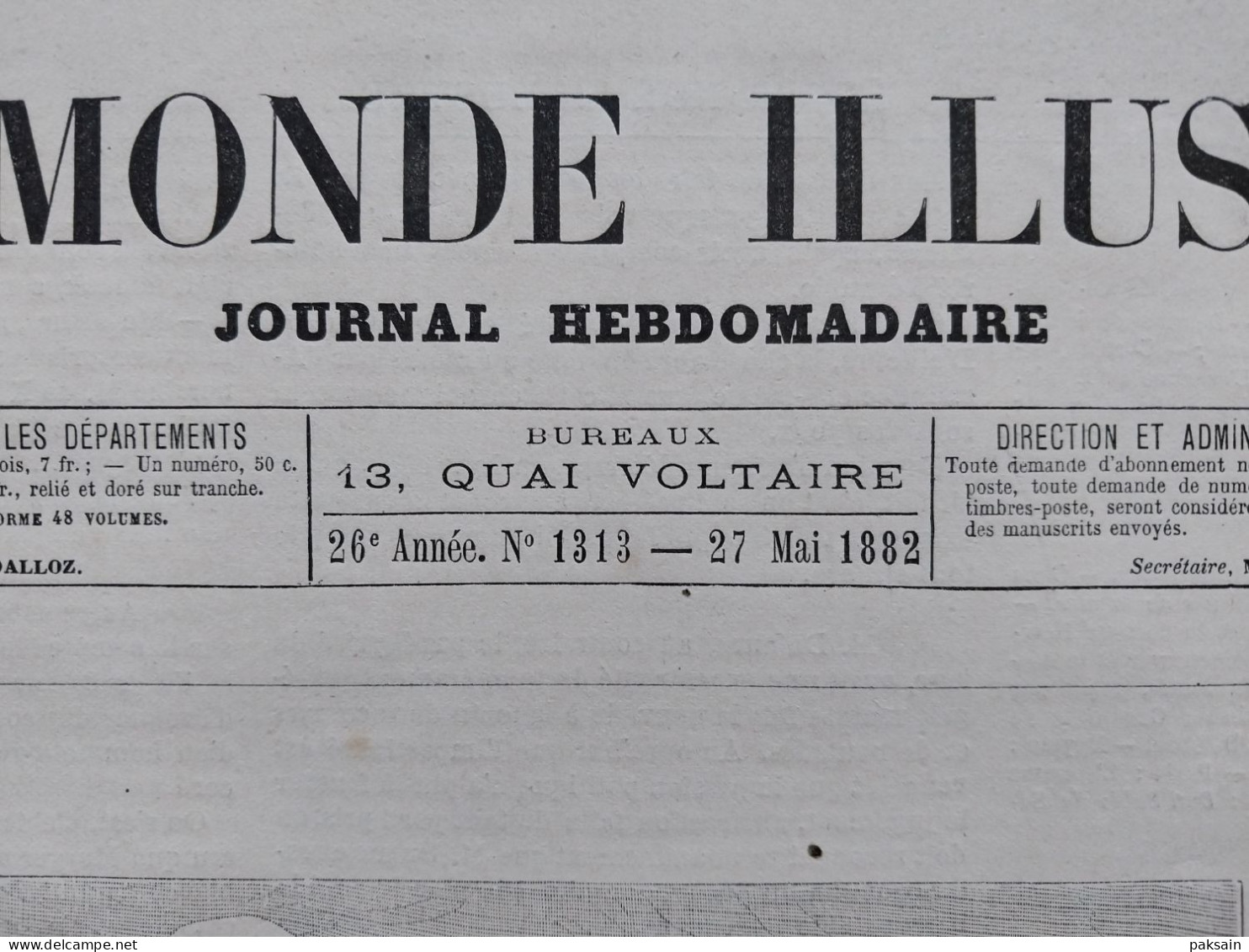Le Monde Illustré 1882 Escrime à Paris - Russie / Cavalcade à Berne Suisse / Irrigation Egypte - Magazines - Before 1900