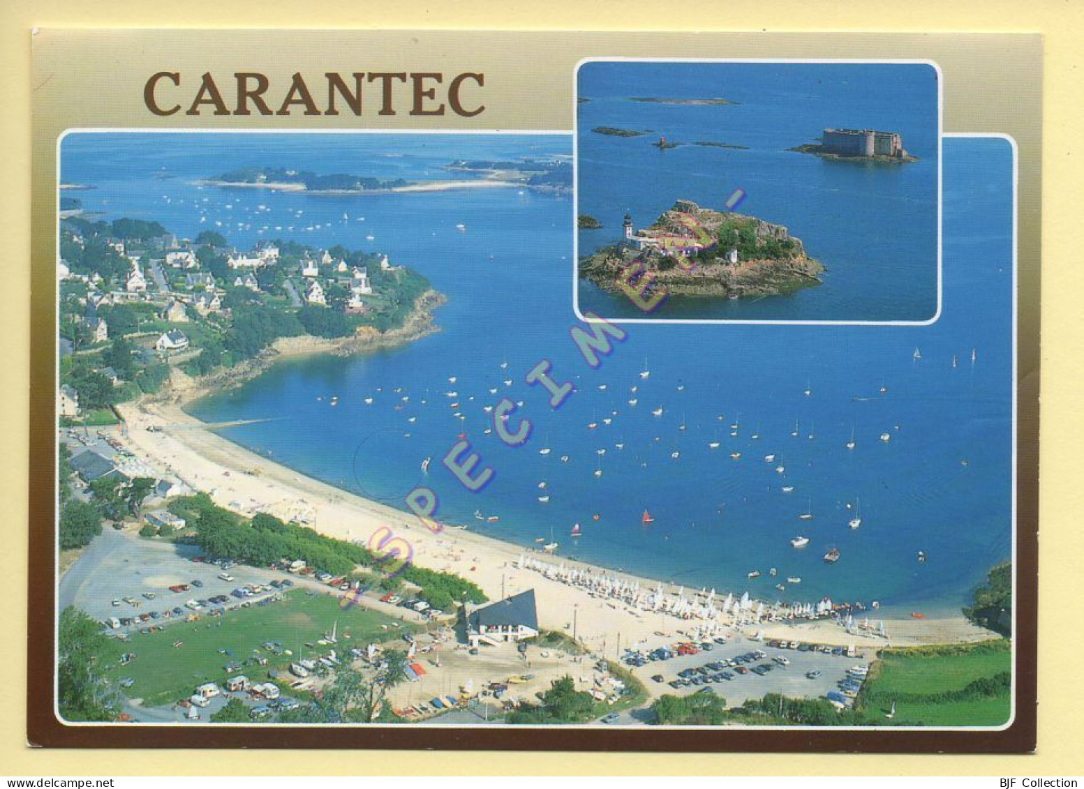 29. CARANTEC – La Plage Du Kélenn, Le Château Du Taureau Et L'île Louët (voir Scan Recto/verso) - Carantec