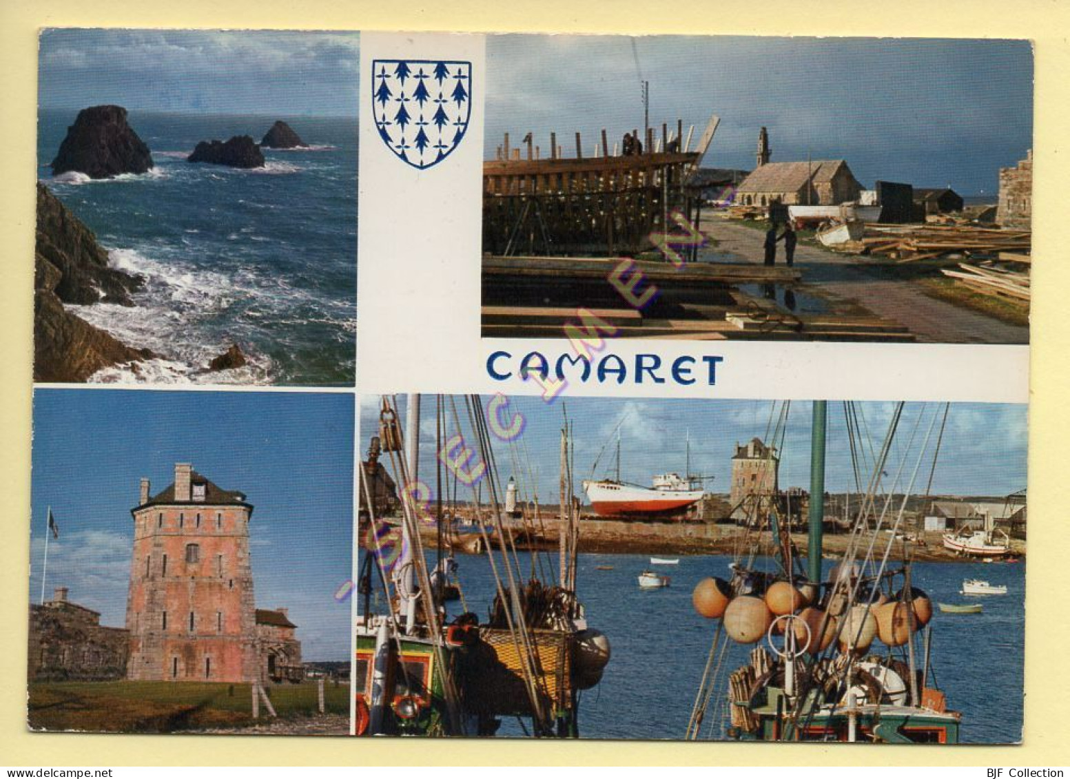 29. CAMARET – Multivues – Blason (animée) (voir Scan Recto/verso) - Camaret-sur-Mer