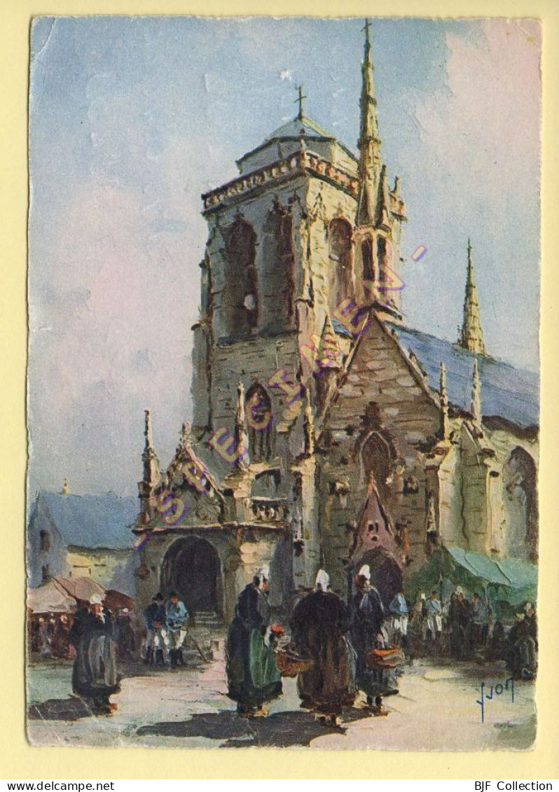 29. LOCRONAN – L'Eglise (animée) (voir Scan Recto/verso) - Locronan