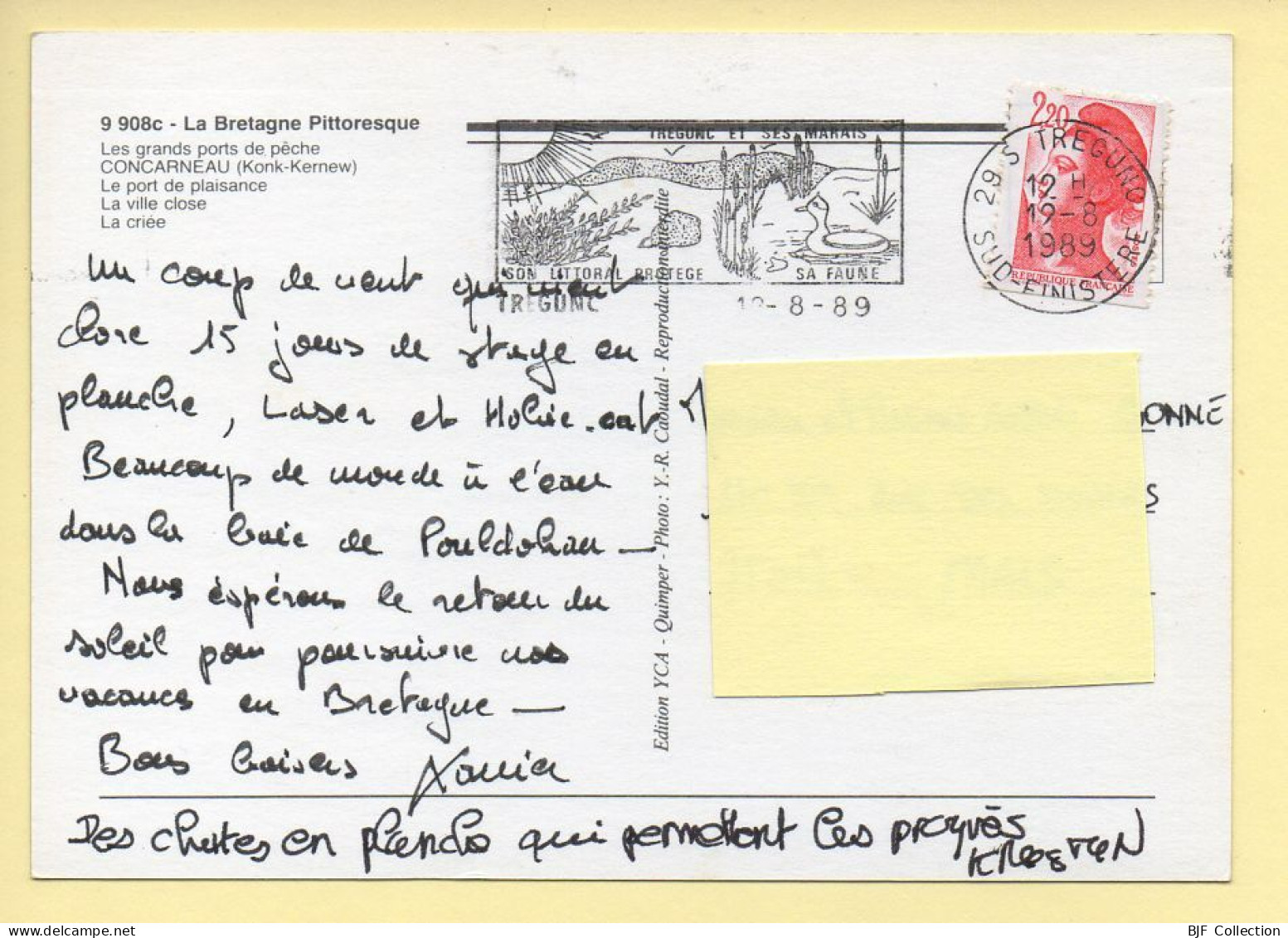 29. CONCARNEAU – Les Grands Ports De Pêche (voir Scan Recto/verso) - Concarneau