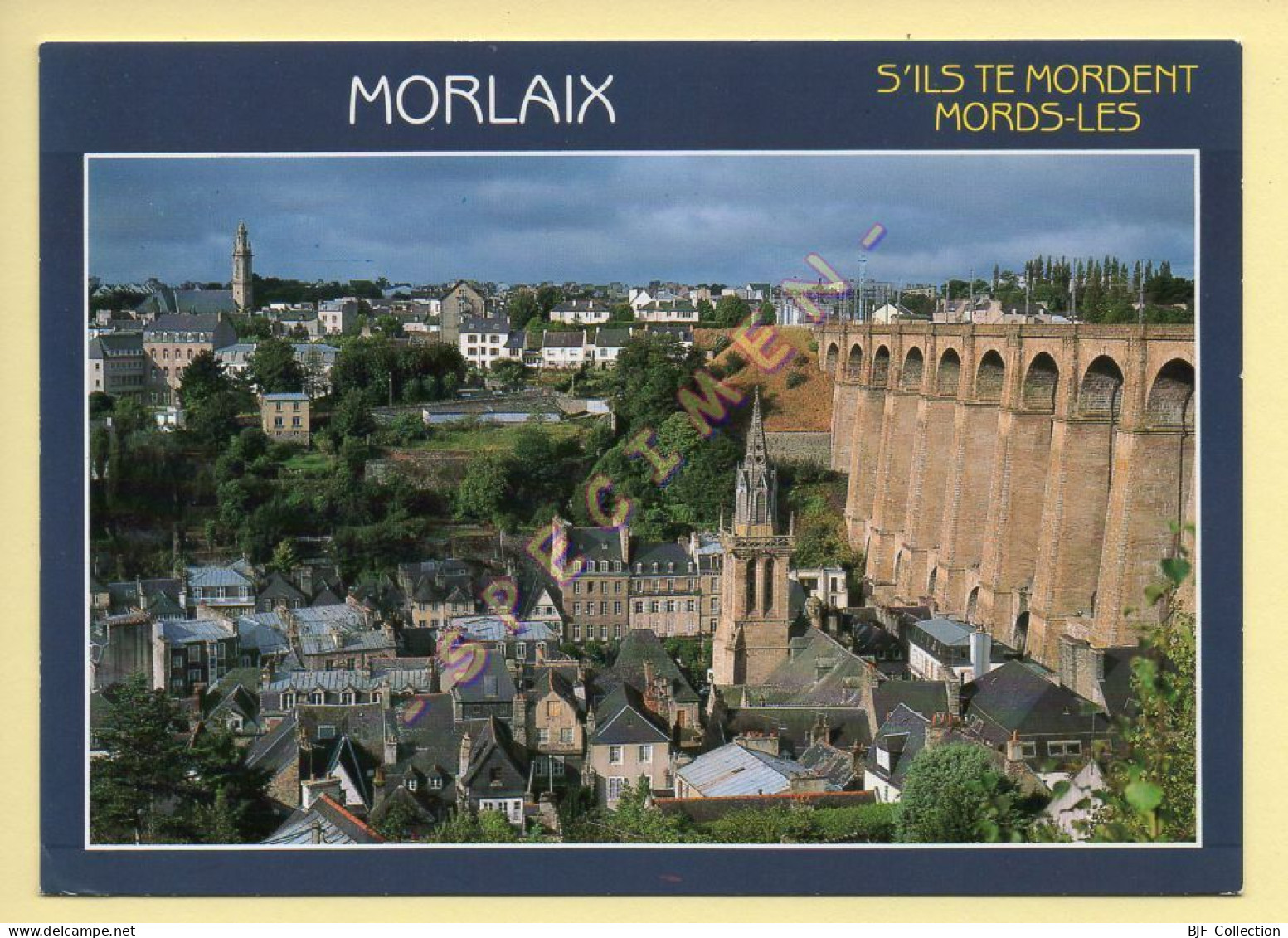 29. MORLAIX – Le Viaduc Et L'église Sainte-Mélaine (voir Scan Recto/verso) - Morlaix