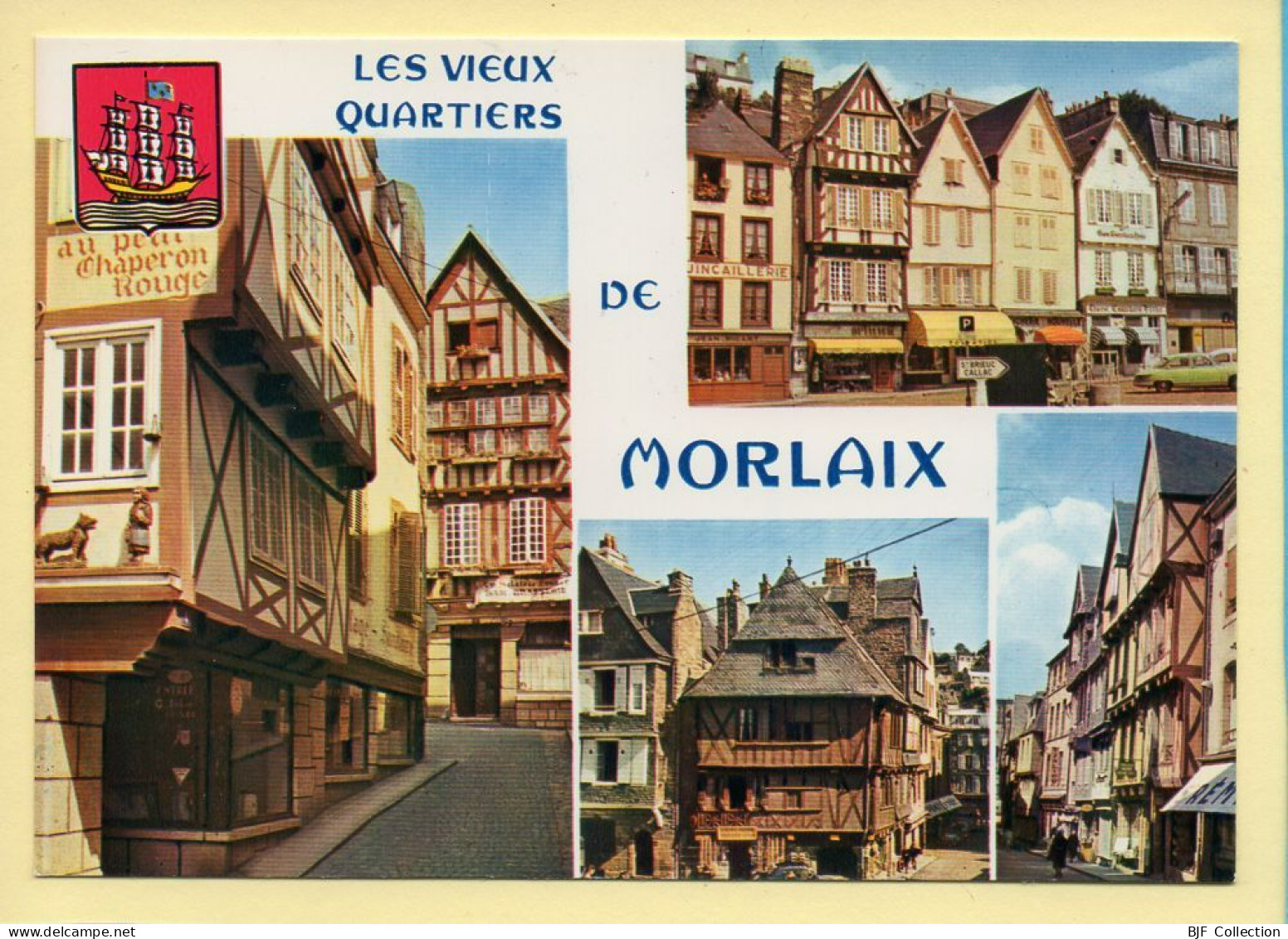 29. Les Vieux Quartier De MORLAIX – Multivues / Blason (voir Scan Recto/verso) - Morlaix