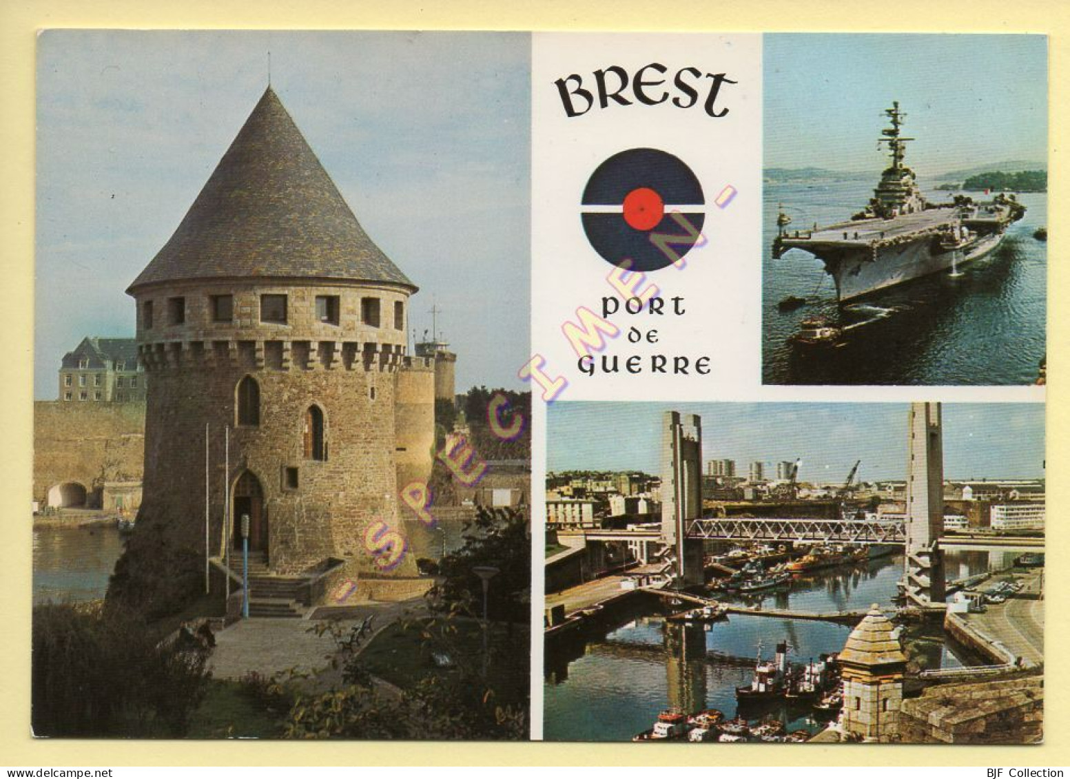 29. BREST – Port De Guerre – Multivues (Porte-Avion) (voir Scan Recto/verso) - Brest