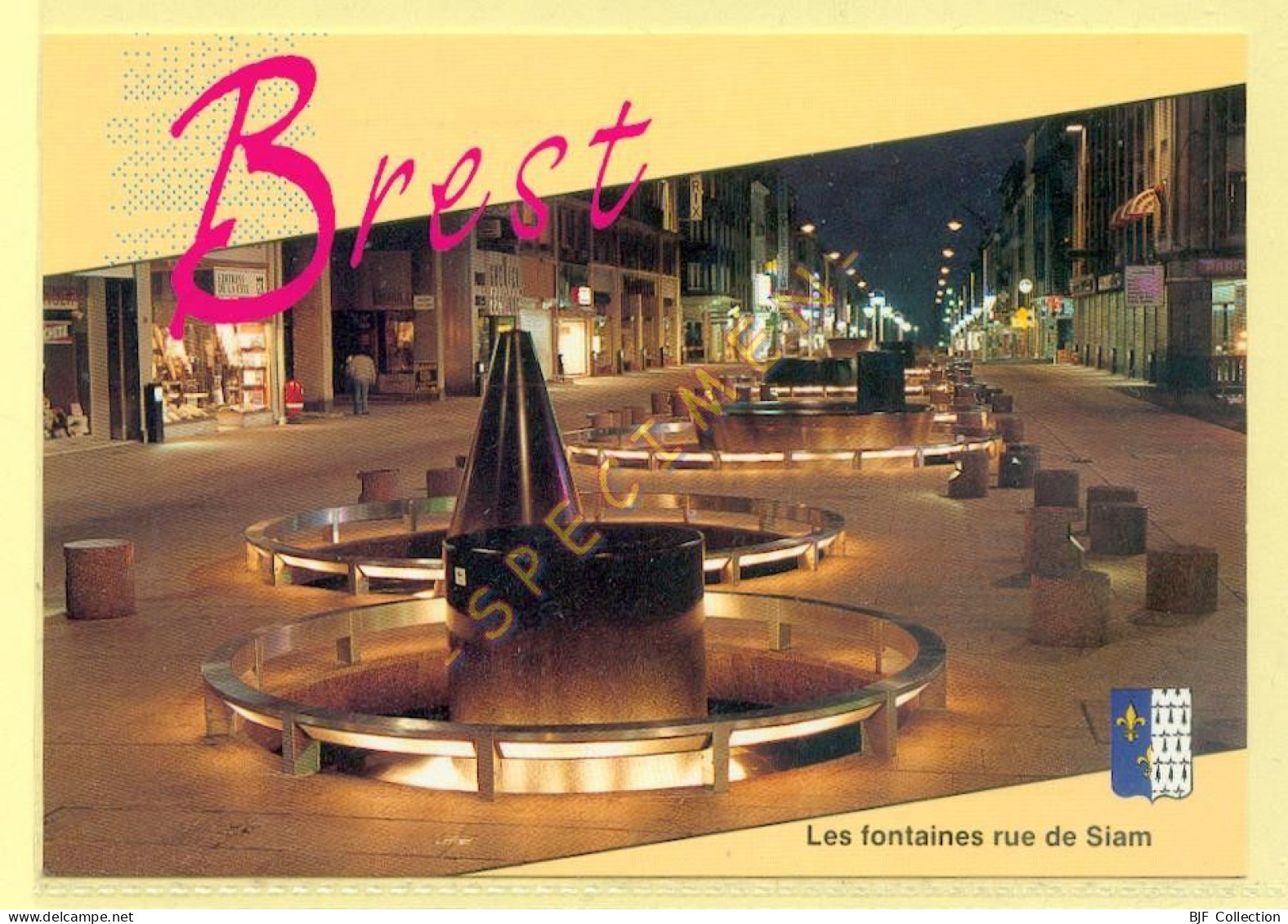 29. BREST - Les Fontaines De La Rue De Siam (blason) (voir Scan Recto/verso) - Brest