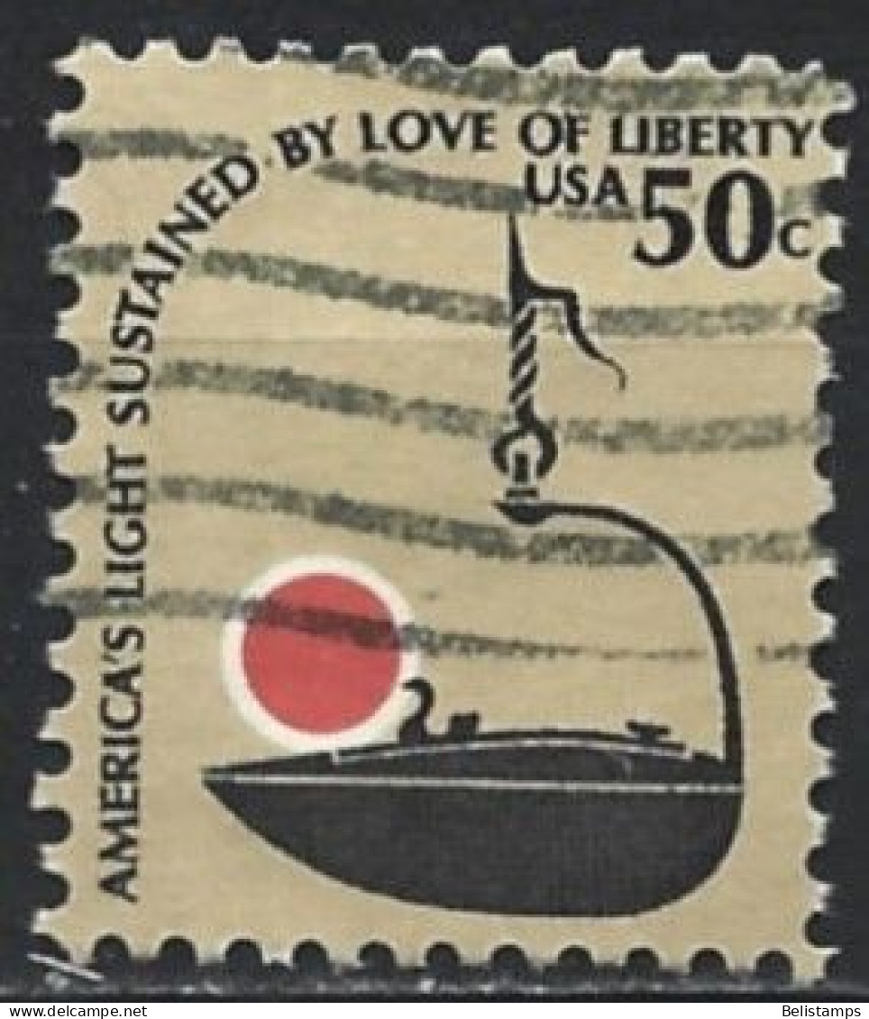 United States 1979. Scott #1608 (U) Iron ''Betty'' Lamp, 17th-18th Cent. - Used Stamps