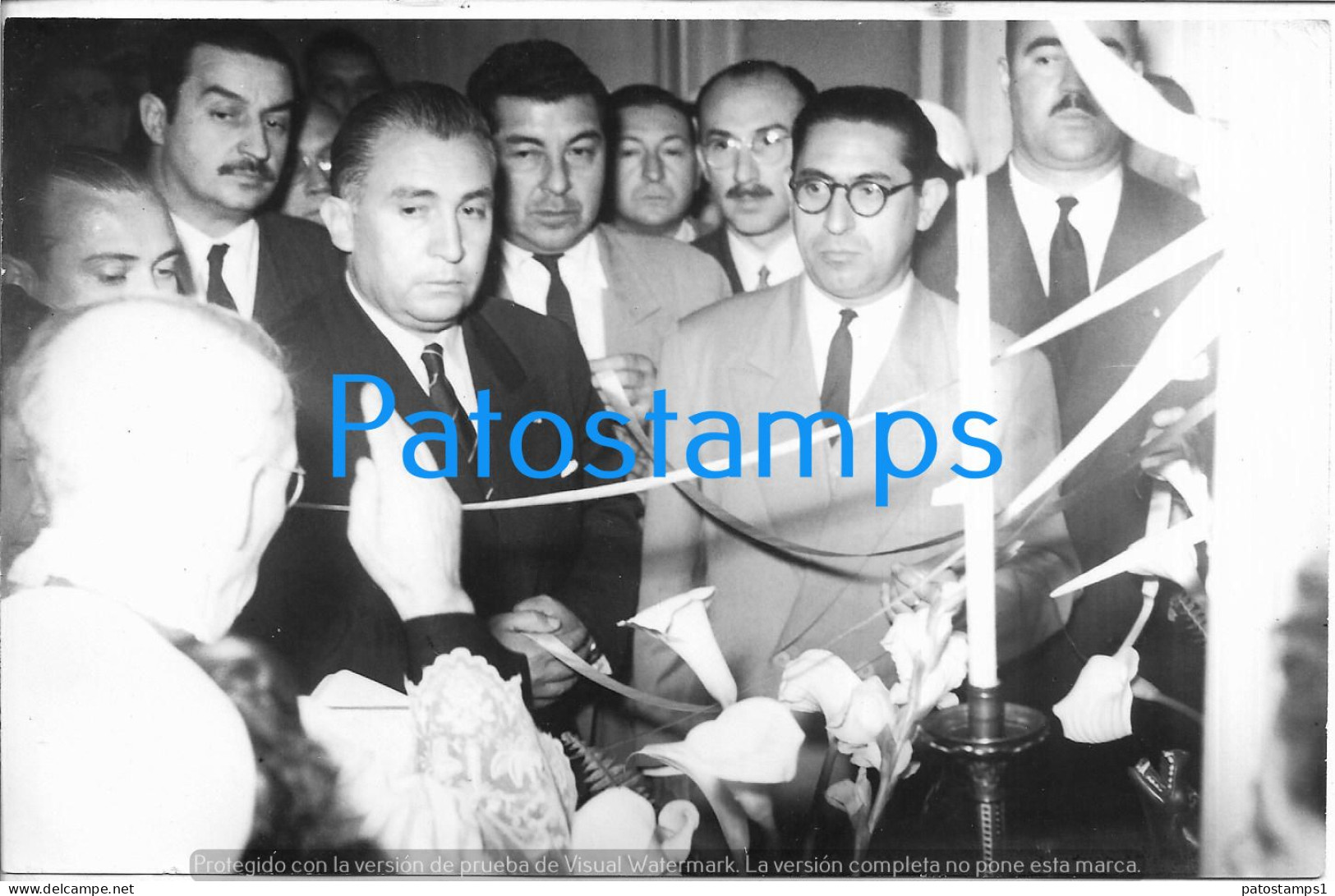 229157 ARGENTINA TUCUMAN GOBERNADOR FERNANDO RIERA 1951 INAUGURACION PABELLON 18.5 X 11.5 PHOTO NO POSTCARD - Argentine