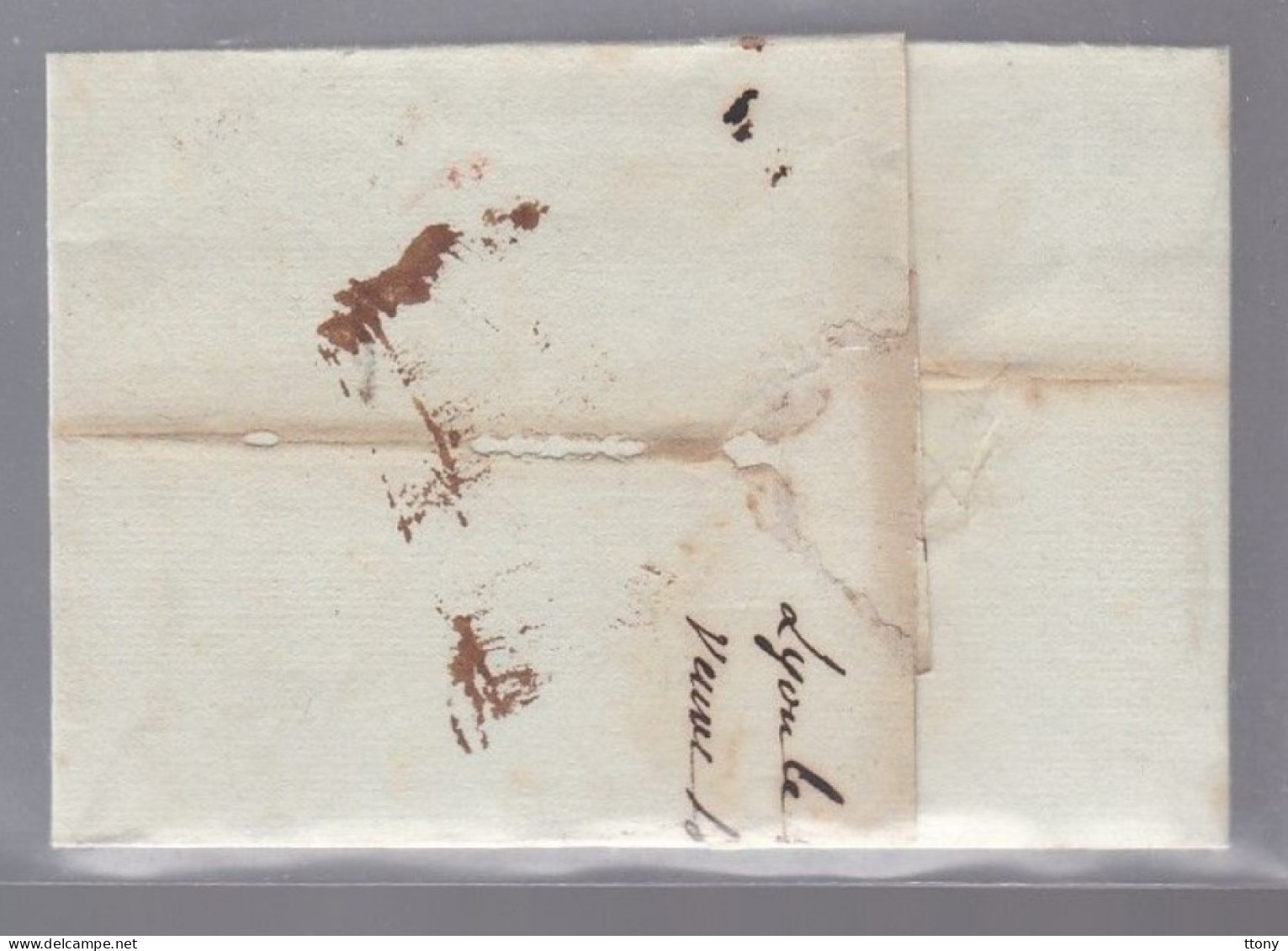 Lettre Dite Précurseurs  Sur  Lettre   Lyon Destination   St- Gilles    An VI - 1801-1848: Précurseurs XIX