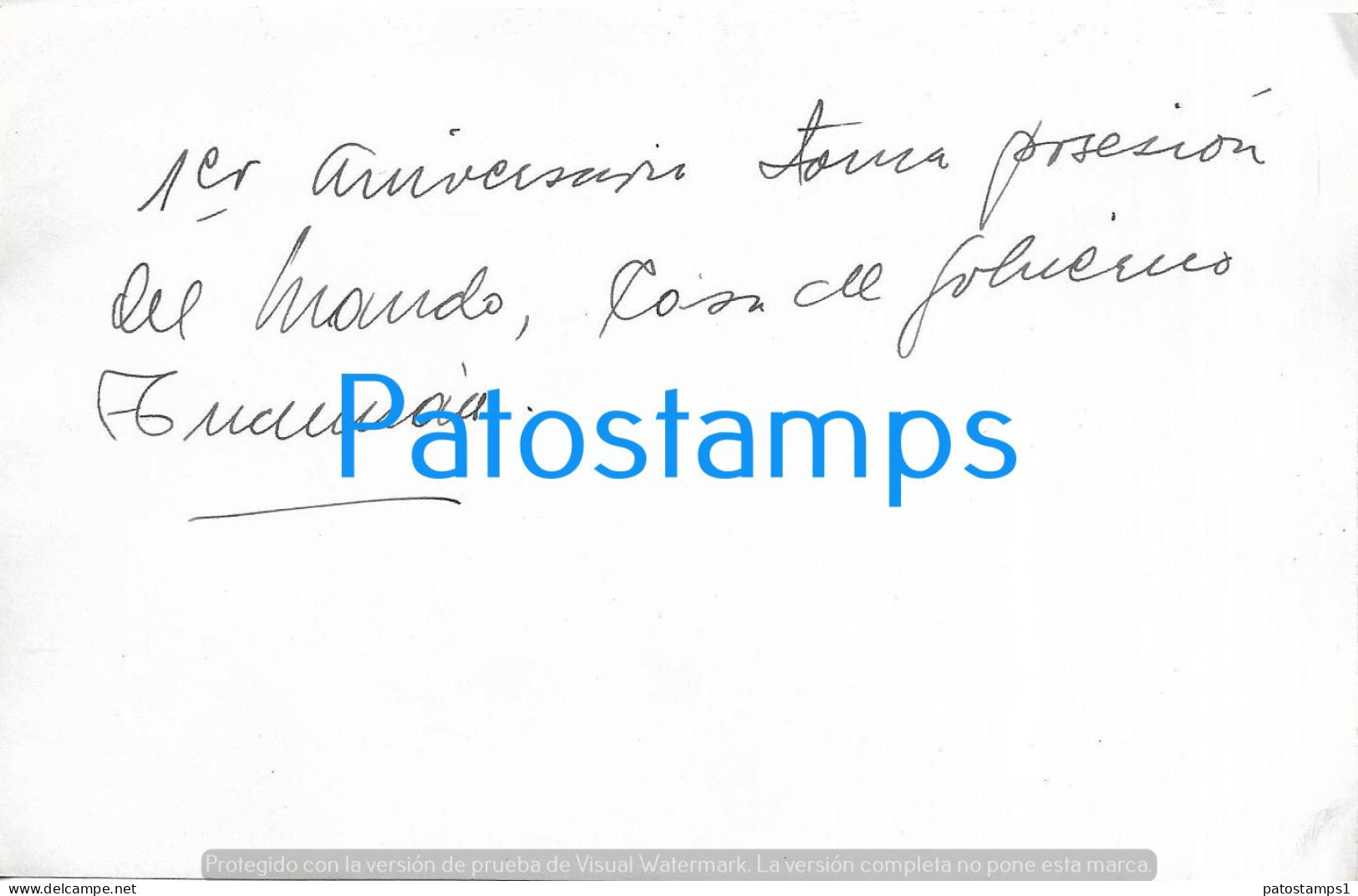 229158 ARGENTINA TUCUMAN GOBERNADOR FERNANDO RIERA 1951 1º ANIVERSION CASA DE GOBIERNO 18.5 X 11.5 PHOTO NO POSTCARD - Argentine