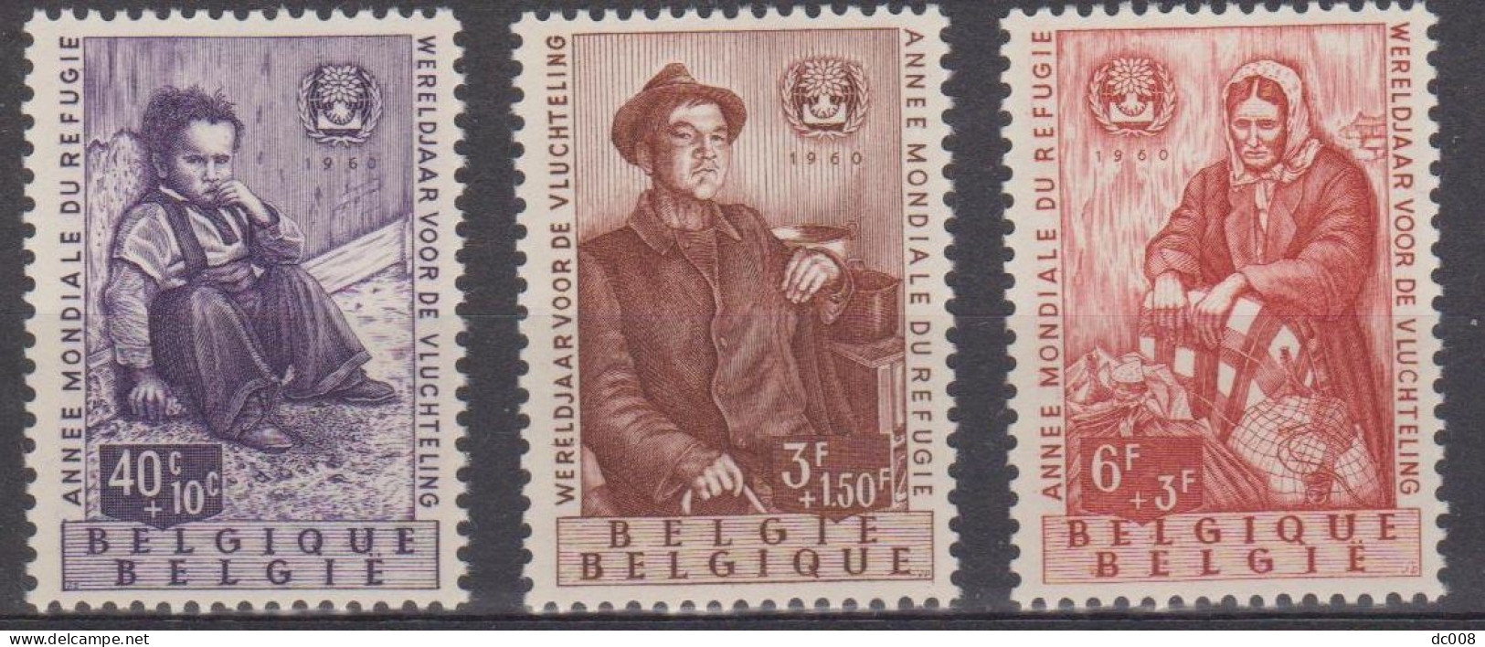 Vluchteling-Réfugié COB 1128/30 MNH - Unused Stamps