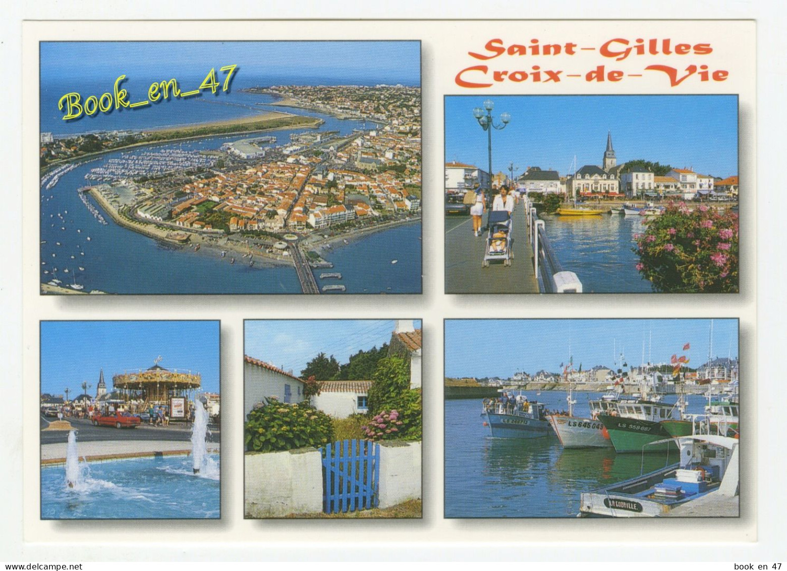 {92166} 85 Vendée Saint Gilles Croix De Vie , Multivues ; Divers Aspects , Vue Générale - Saint Gilles Croix De Vie