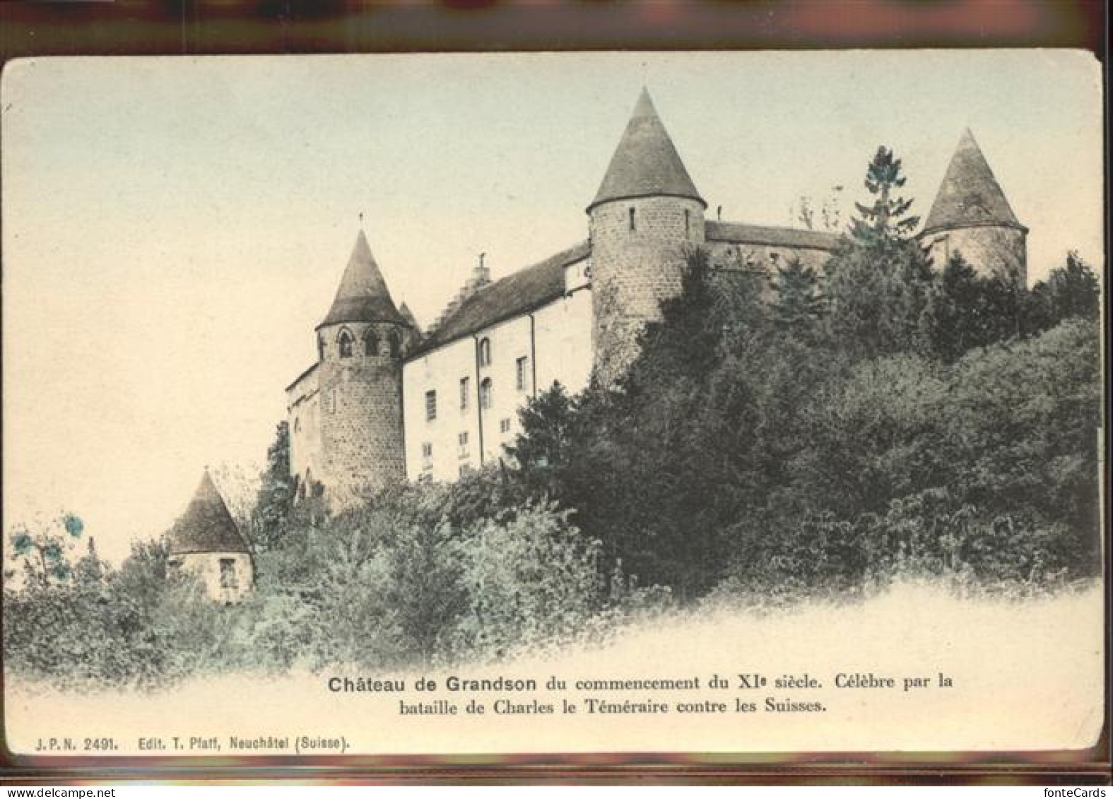 11303953 Neuchatel NE Chateau De Grandson Neuchatel - Autres & Non Classés