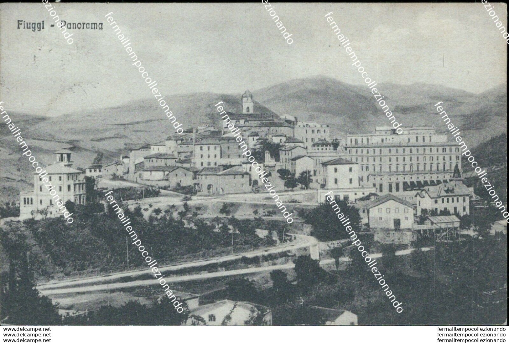 Bc286 Cartolina Fiuggi Panorama 1925 Provincia Di Frosinone - Frosinone