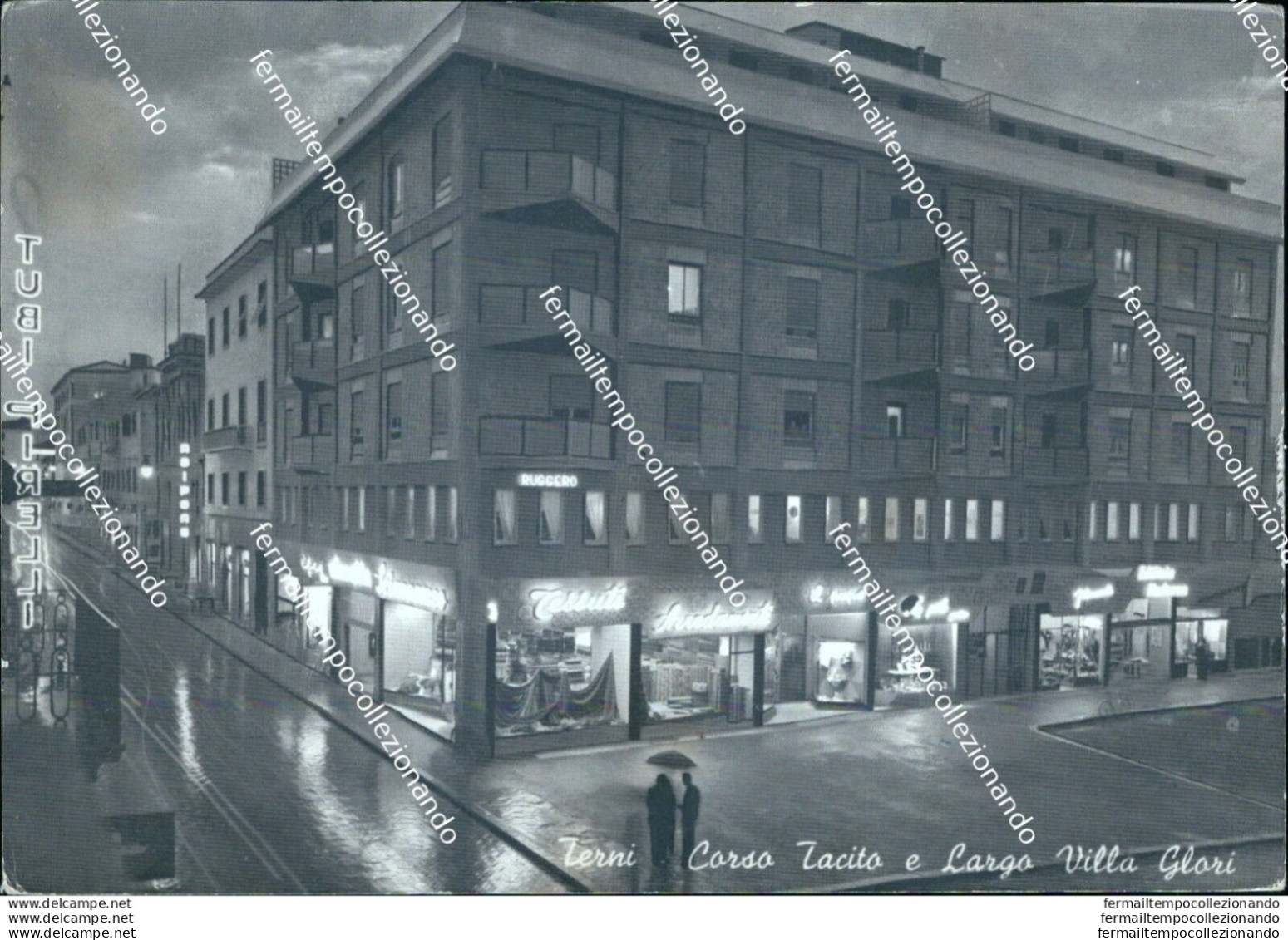 Ae693 Cartolina Terni  Citta' Corso Tacito E Largo Villa Glori - Terni