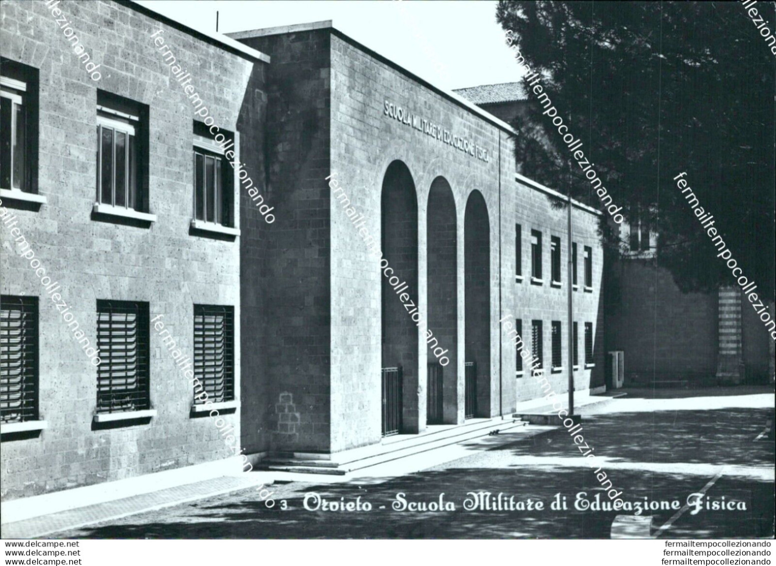 Br132 Cartolina Orvieto Scuola Militare Di Educazione Fisica Terni Umbria - Terni