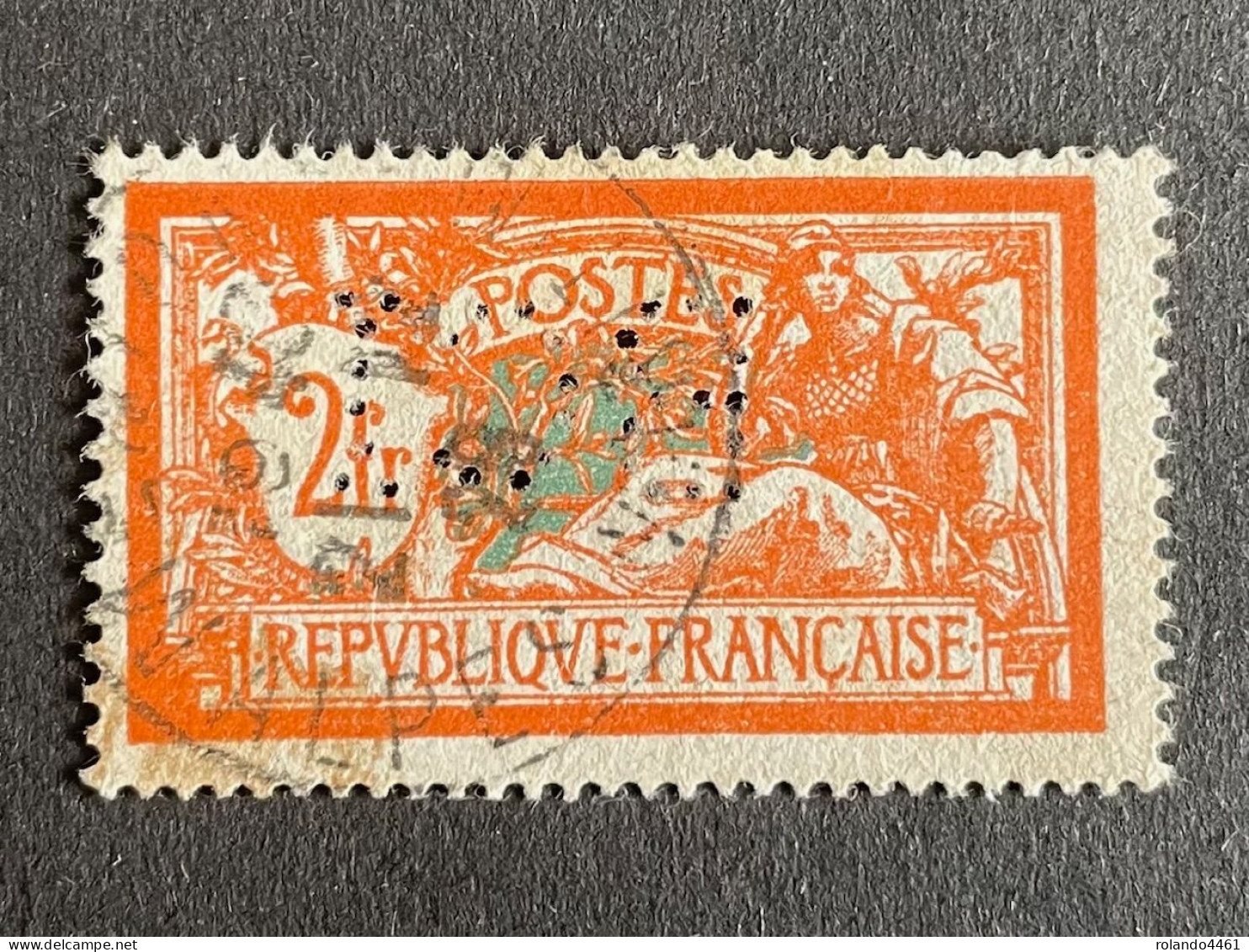 FRANCE B N° 145 Merson BCI 58 Indice 5 Perforé Perforés Perfins Perfin !! Superbe - Other & Unclassified